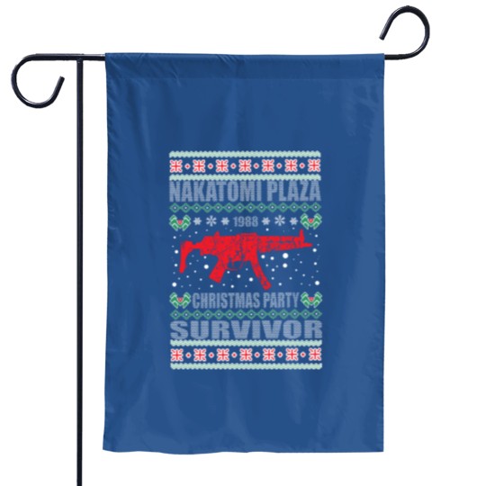 Discover Die Hard Ugly Christmas Sweater Garden Flags