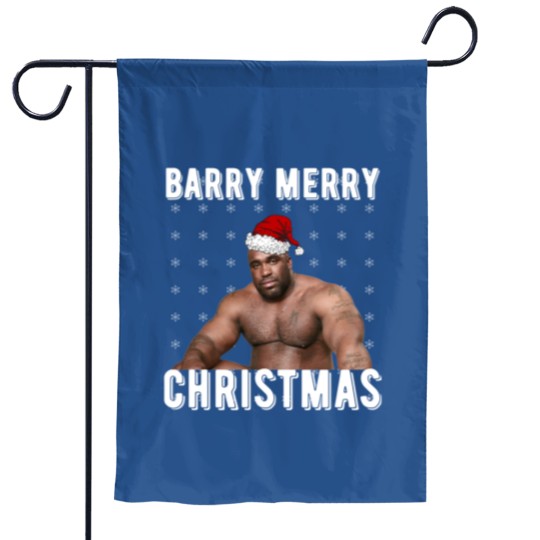 Discover Barry Merry Christmas Garden Flags