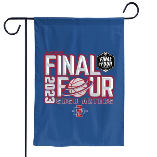 Discover San Diego State Aztecs Final Four Basketball Dunk Black Garden Flags