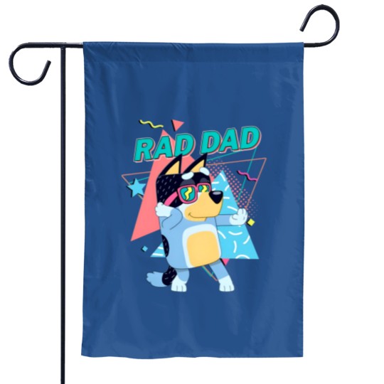 Discover BlueyDad Rad Dad Garden Flags