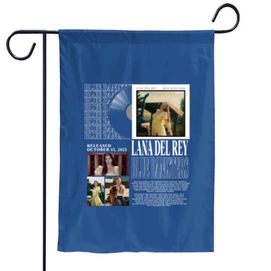 Discover Limited Lana Del Rey Garden Flags, Vintage Lana Del Rey Album Garden Flags