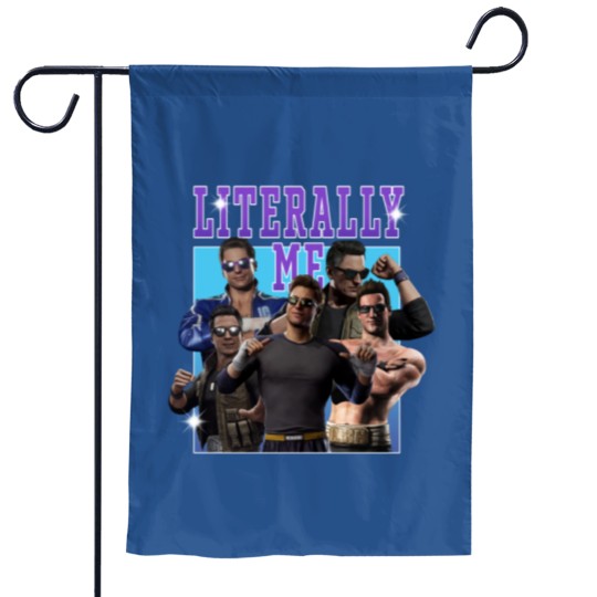 Discover Johnny Cage is Literally me Classic Garden Flags, Johnny Cage Vintage Bootleg Garden Flags