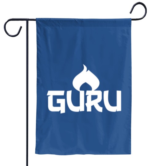 Discover guru wite Garden Flags