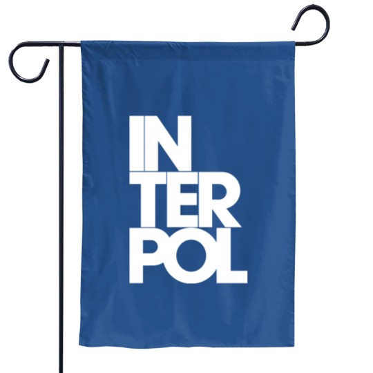 Discover Interpol Band Logo Garden Flags