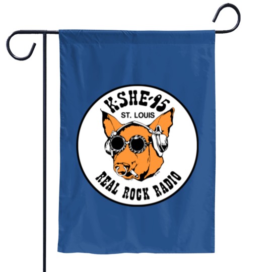 Discover KSHE 95 real rock radio station St. Louis area Garden Flags