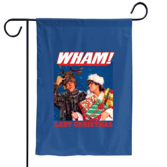 Discover Wham Last Christmas Crewneck Garden Flags, George Michael Last Christmas Garden Flags