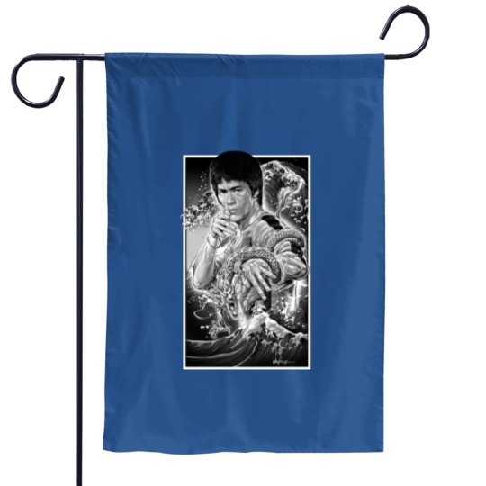 Discover Bruce Lee Martial Arts Kung Fu Dragon Garden Flags