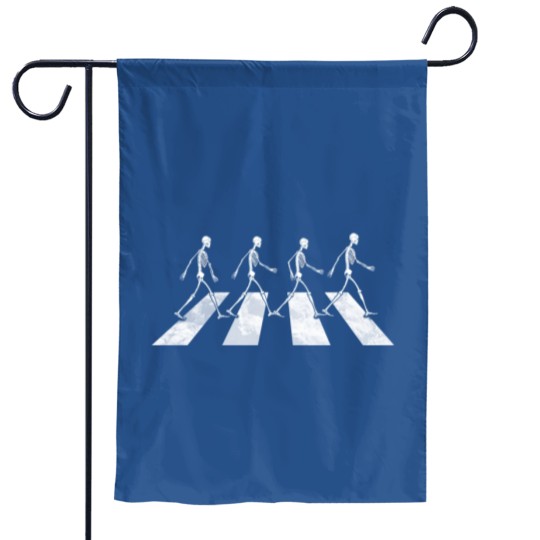 Discover Abbey Skeleton Garden Flags