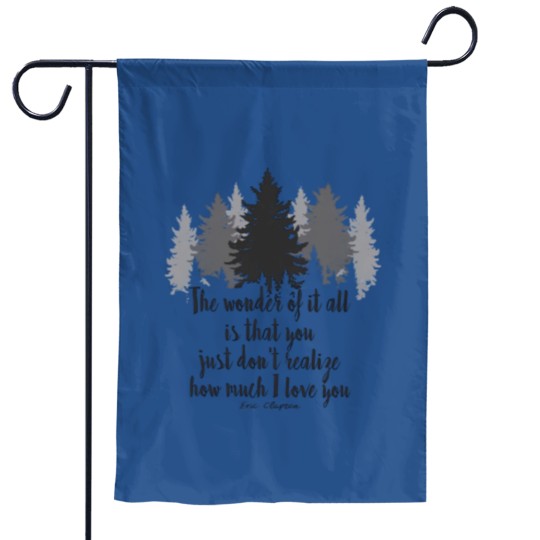 Discover Eric Clapton Inspired Garden Flags 2023 Wonderful Tonight