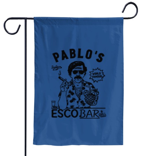 Discover Pablo Escobar Famous Bar Garden Flags