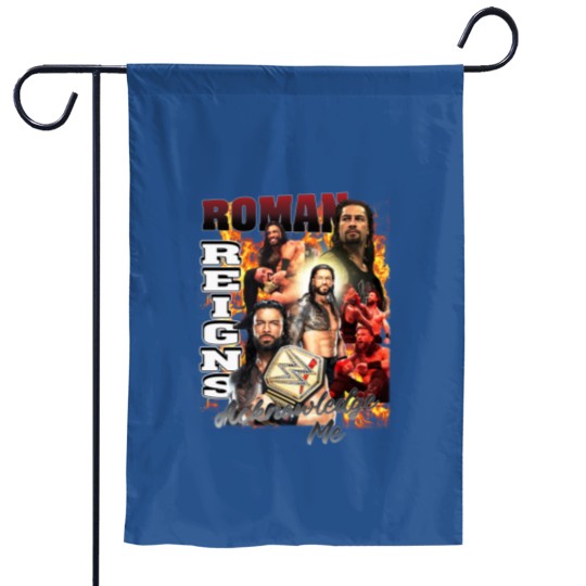 Discover Roman Reigns Acknowledge Me Unisex Softstyle Garden Flags, Roman Reigns Unisex Garden Flags