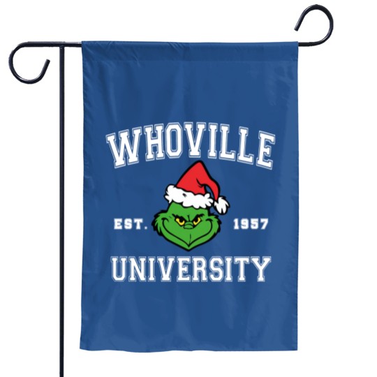 Discover Christmas Whoville University Est. 1957 Garden Flag - Holiday Gift