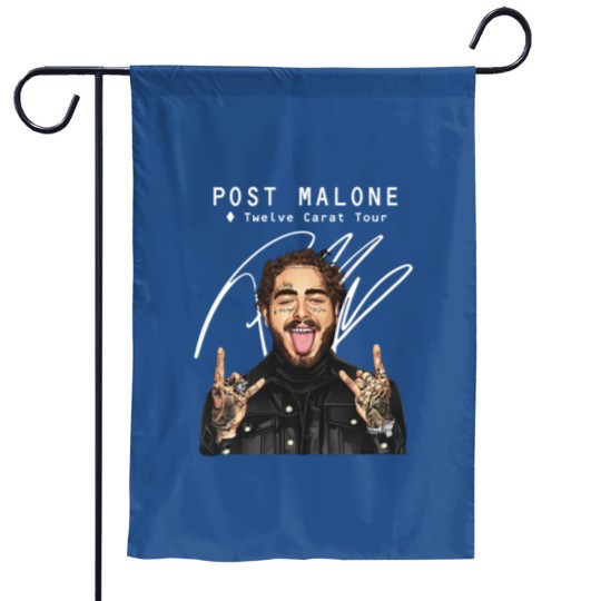 Discover Post Malone 12 Carat Tour Limited Edition Garden Flags