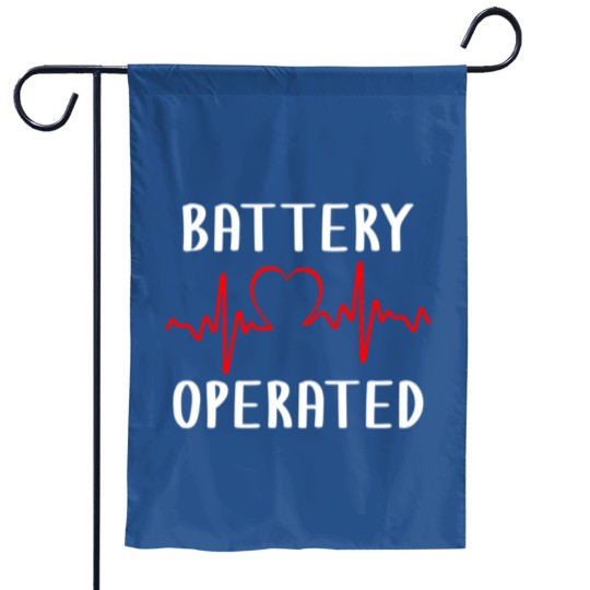 Discover Battery Operated Heartbeat Pace Maker Living With an Implantable Cardioverter Defibrillator Garden Flags