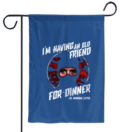 Discover Silence of the Lambs Friend For Dinner Garden Flags