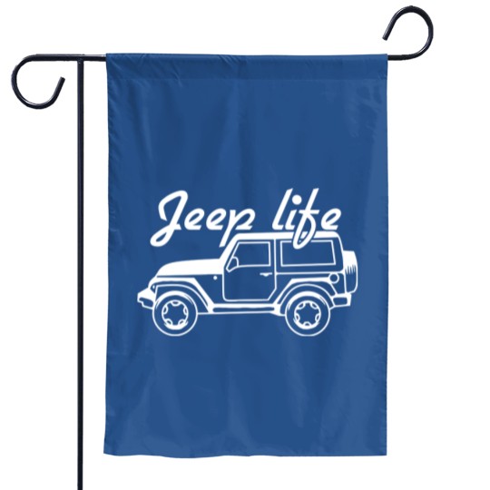Discover Jeep Life - Jeep - Zip Garden Flags