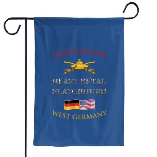 Discover Grafenwohr: Heavy Metal Playground Garden Flags