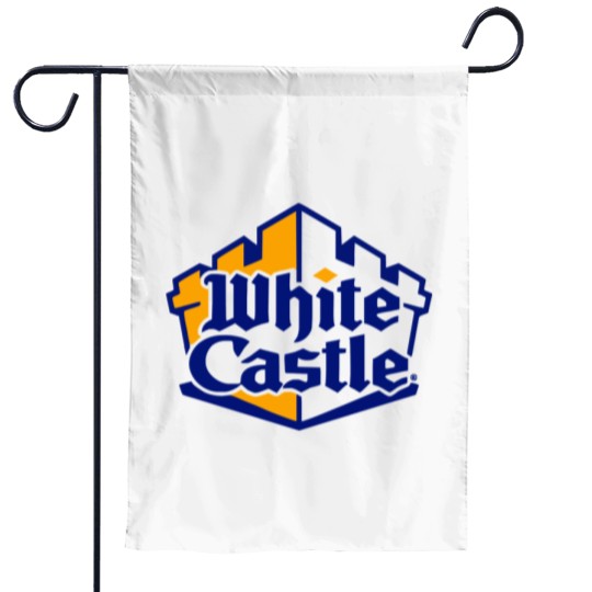 Discover White castle logo Garden Flags
