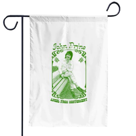 Discover John Prine Original 70s Style Design Unisex Garden Flags