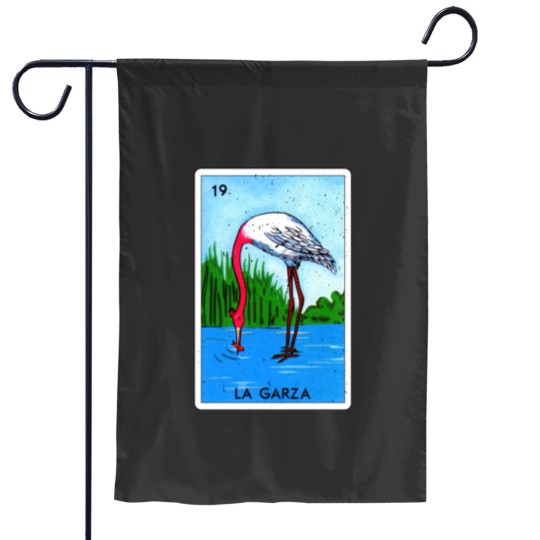 Discover Loteria Mexicana Art - La Garza Garden Flag