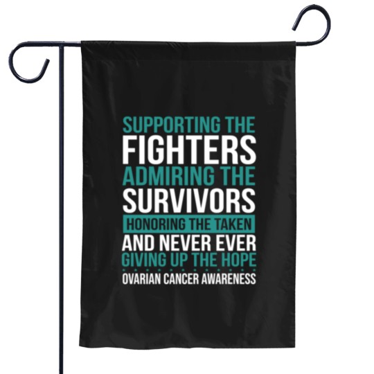 Discover Ovarian Cancer Ovarian Cancer Survivor Ribbon Garden Flags