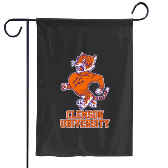 Discover Vintage Tiger Mascot for Clemson - Clemson - Garden Flags
