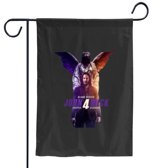 Discover John Wick 4 Garden Flags - Keanu The Boogeyman Edition