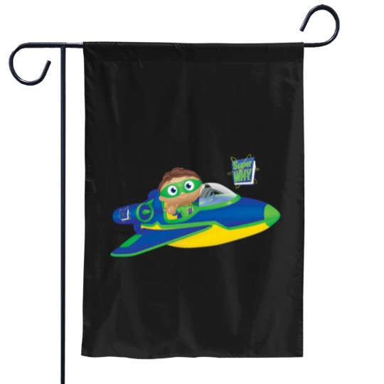 Discover Super WHY! Super Why Plane Active Garden Flags