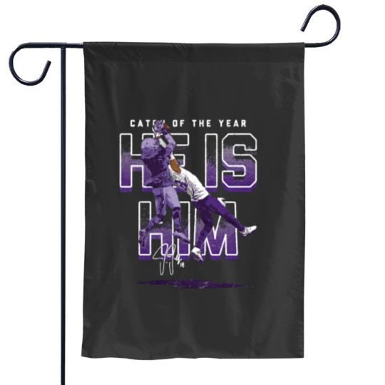 Discover Justin Jefferson he is him Garden Flags