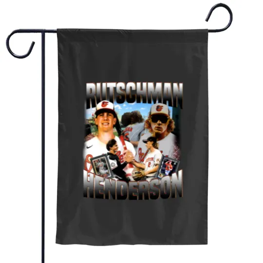 Discover Adley Rutschman Gunnar Henderson Baltimore Baseball Garden Flags
