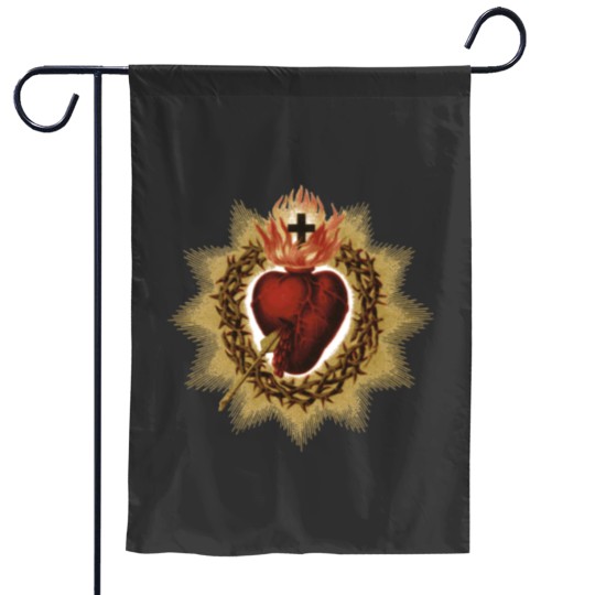 Discover Sacred Heart of Jesus Catholic Garden Flags
