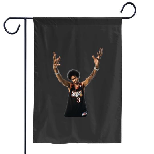 Discover Allen Iverson Garden Flags, Vintage 90s Basketball Kobe Bryant, Allen Iverson Graphic Garden Flags