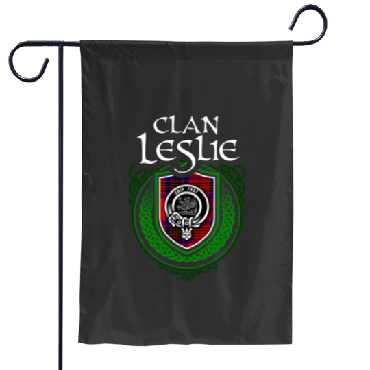Discover Clan Leslie Scottish Tartan Garden Flags