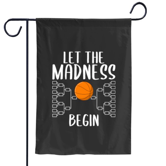 Discover College Basketball March Tournament Let Madness Garden Flags