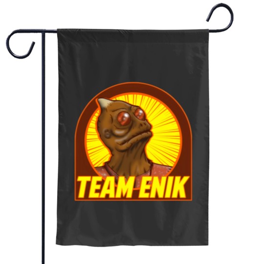 Discover Team Enik - Land Of The Lost - Garden Flags