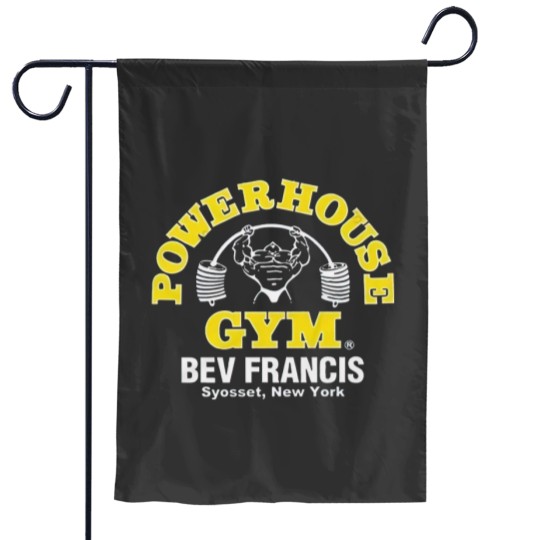 Discover Unisex Powerhouse Gym Short-Sleeve Garden Flags