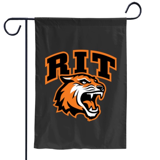 Discover Rochester Institute of Technology tiger (RIT) Garden Flags