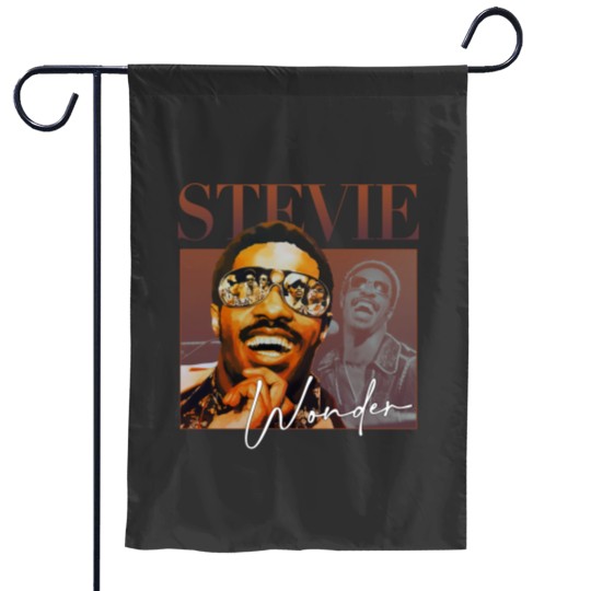 Discover Stevie Wonder Vintage Unisex Garden Flags stevie wonder Garden Flags