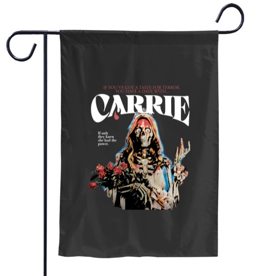 Discover Carrie 1976 Horror Movies Supernatural Halloween Garden Flags, Carrie Garden Flags Fan Gifts