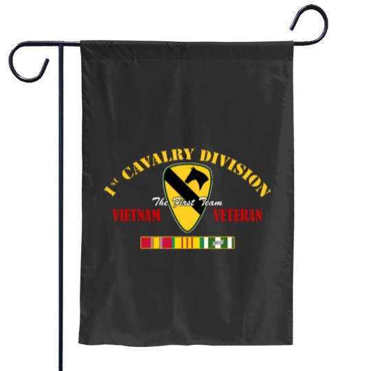 Discover 1St Cavalry Division Vietnam Veteran The First Team Veteran Garden Flags
