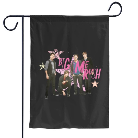 Discover Big Time Rush Star Garden Flags - Vintage Tour Design