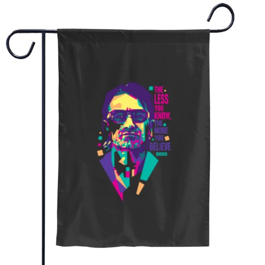 Discover BONO U2 WPAP Garden Flags