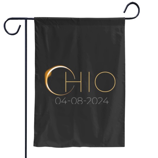 Discover Solar Eclipse Ohio Garden Flags 2024 State Ohio Total Solar Eclipse Garden Flags