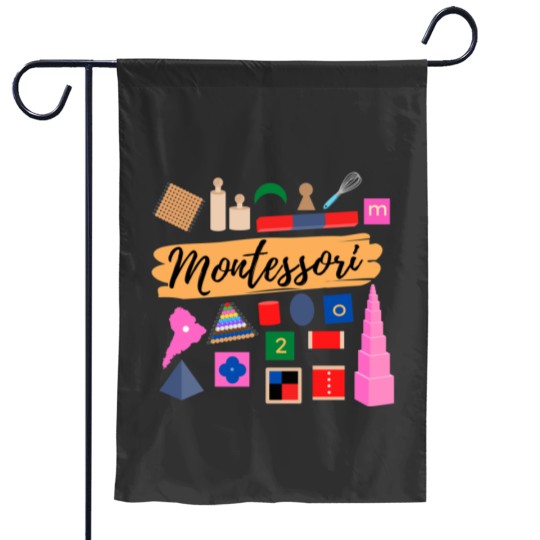 Discover Montessori Teacher Gift Garden Flag
