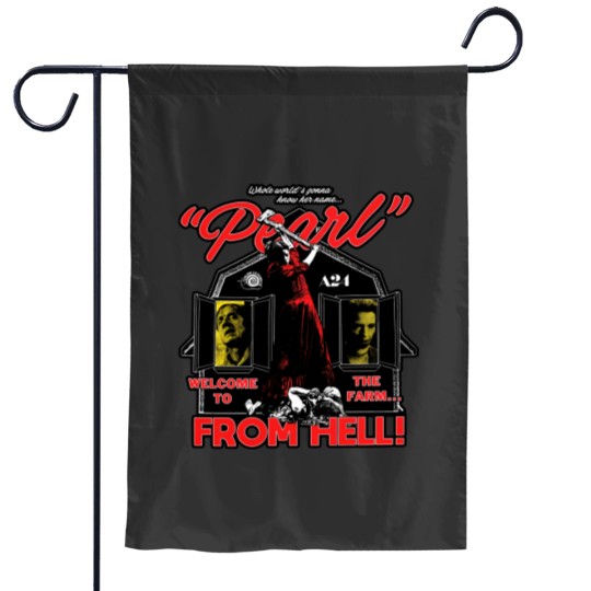 Discover Pearl Welcome To The Farm From Hell Garden Flags, Pearl Horror A24 Movie