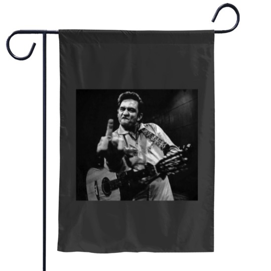 Discover Johnny Cash Garden Flag