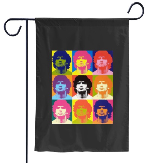 Discover Warhol Maradona - Maradona - Garden Flags