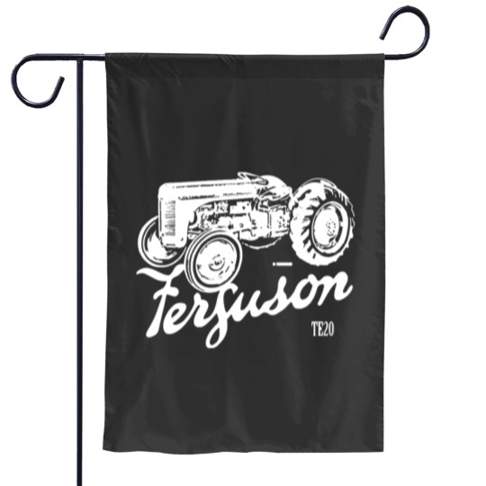 Discover Classic Ferguson Te20 Script and Illustration Garden Flags