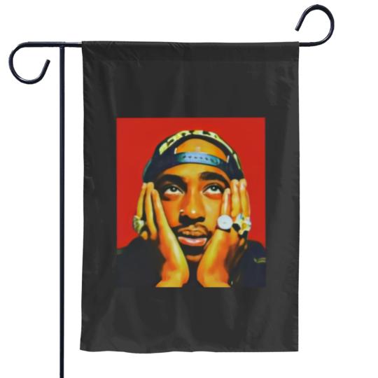 Discover Tupac Graphic Garden Flags