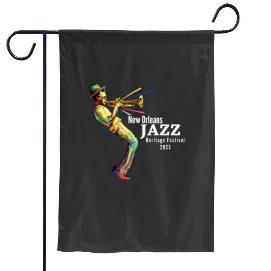 Discover New Orleans Jazz _amp_ Festival 2023 Garden Flags